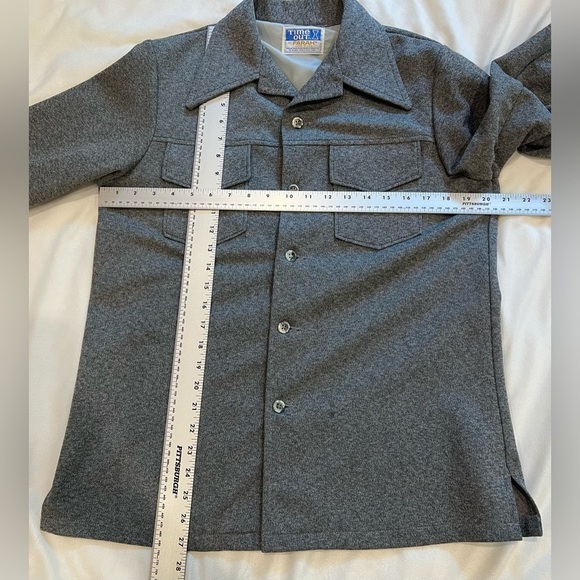 Time Out by Farah Gray Men’s Shirt Jacket/Leisure Suit Jacket - Picture 6 of 6
